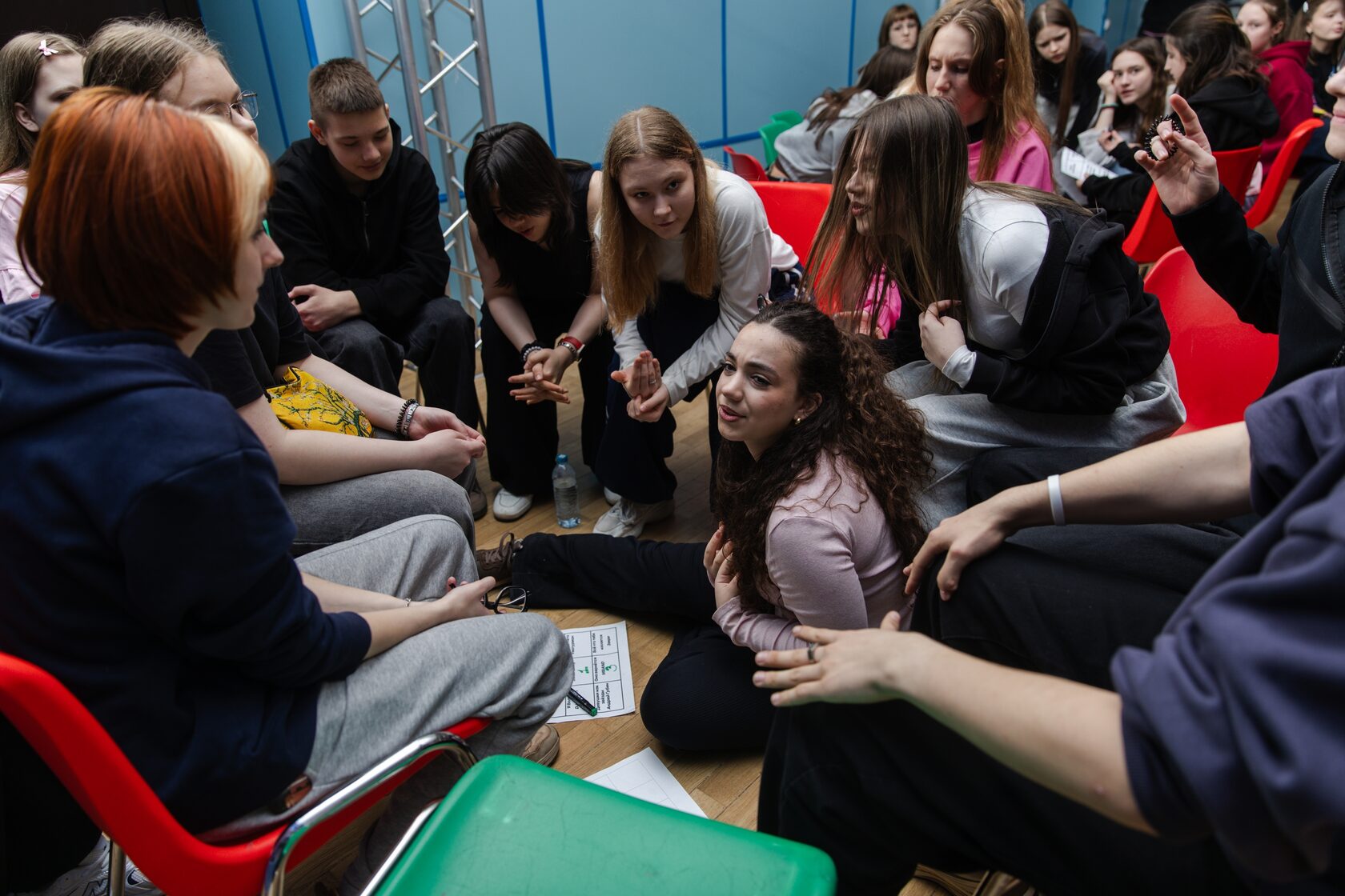 Студенты во время обучения