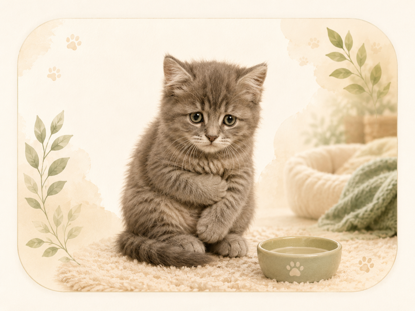 Ребёнок с котом