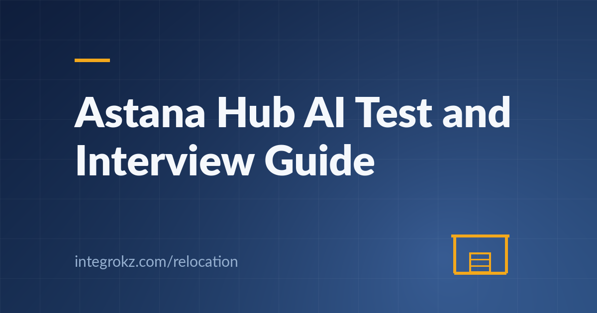 How the Astana Hub Digital Nomad AI test and video interview work