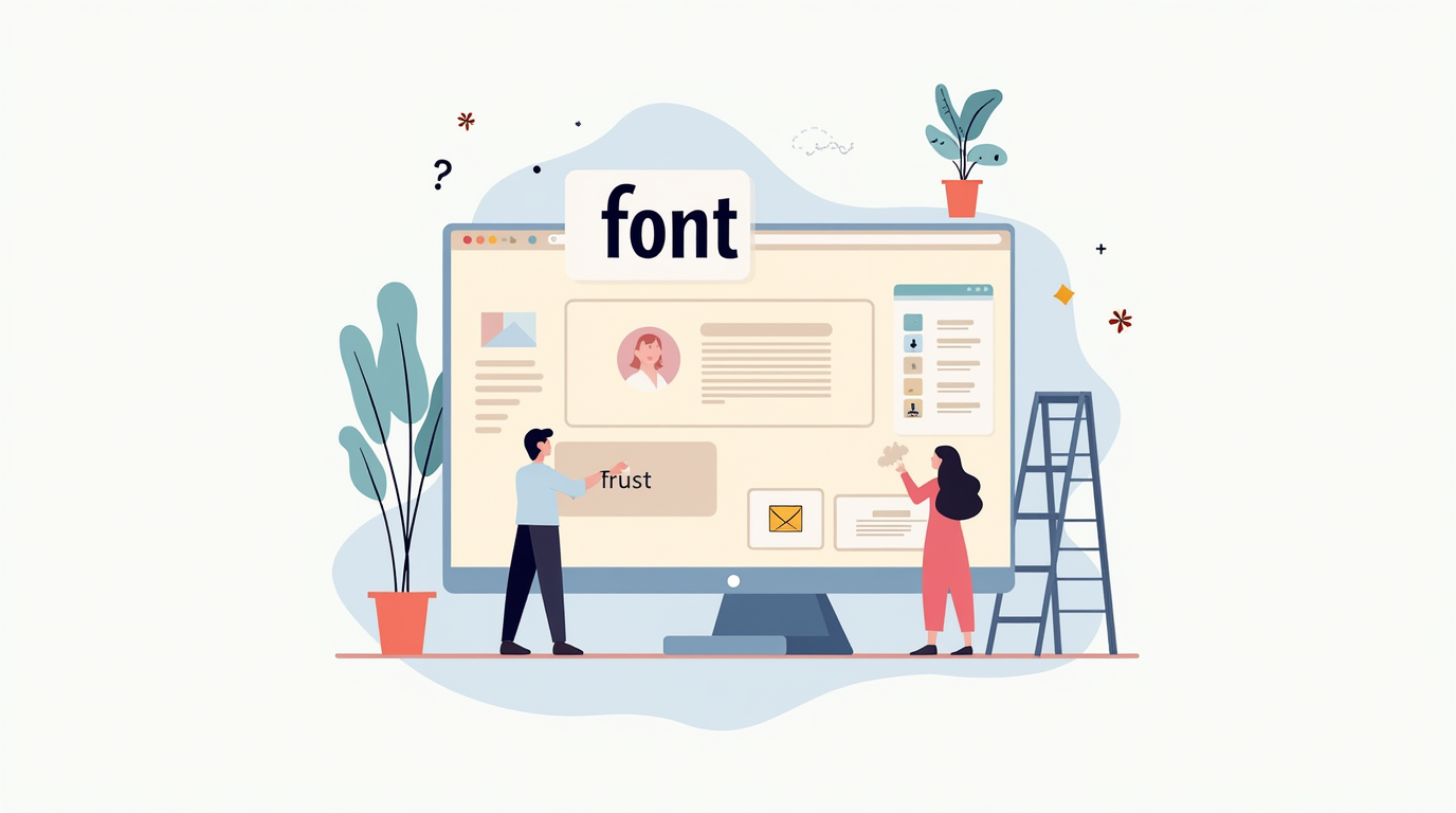 Влияние стиля шрифта на восприятие сайта