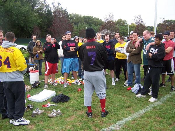 Tony at SigEp Homecoming Football Game