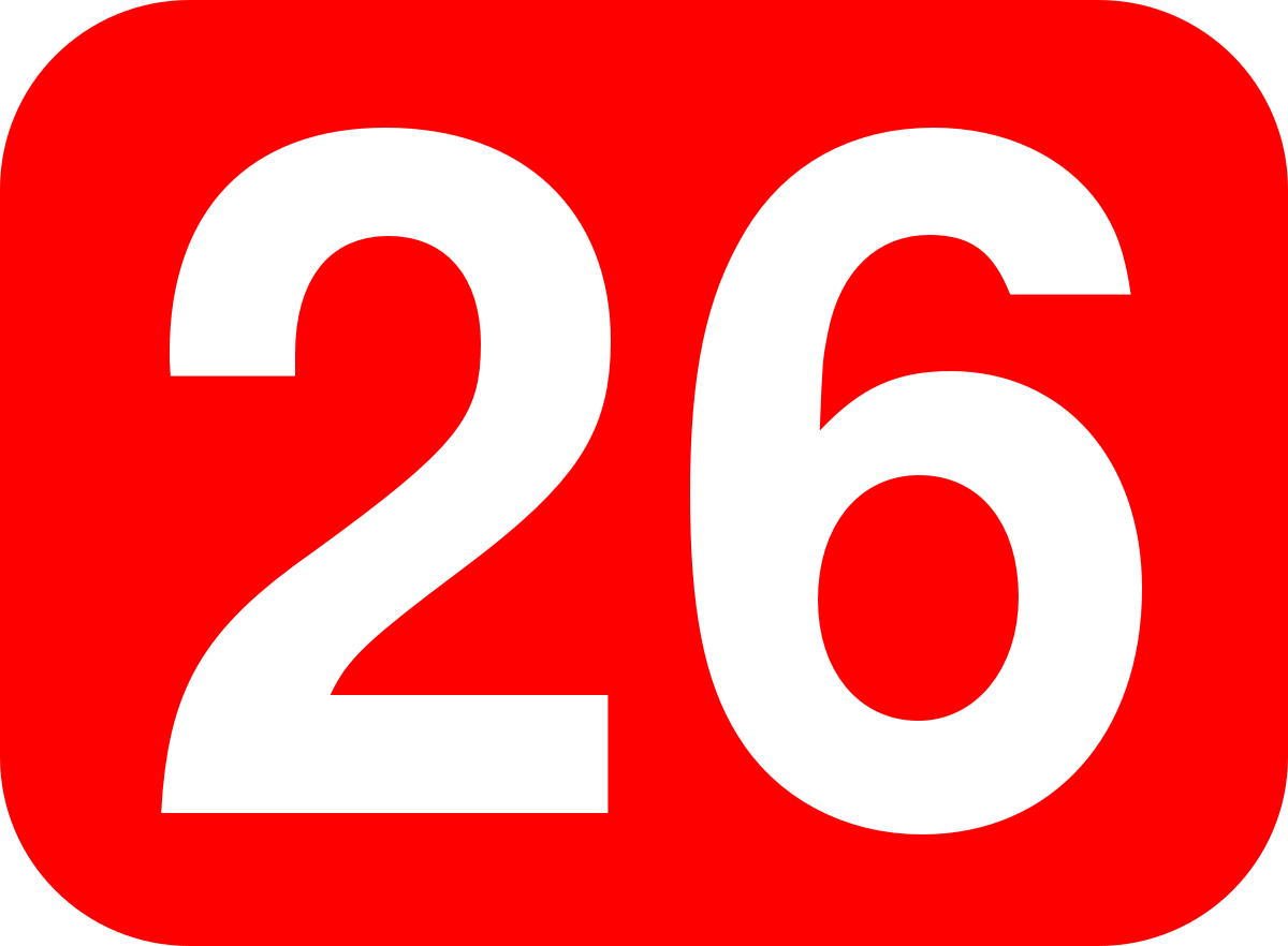 29 3 в 2016 году. Цифра 26. Цифра 26 красивая. Цифра 26 красная. Цифры с картинками.