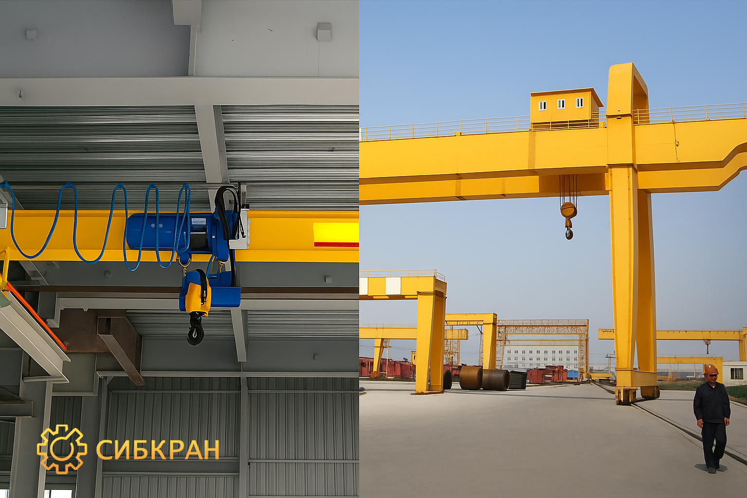 Сравнение мостового и козлового крана: что выгоднее для склада и цеха