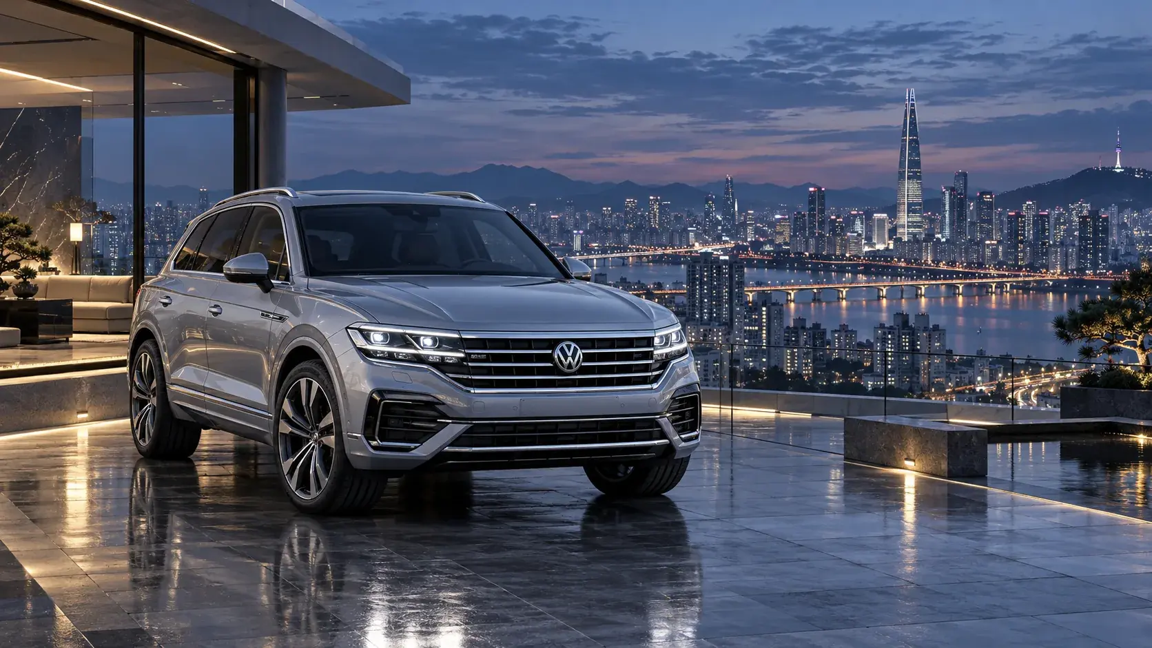 Volkswagen Touareg — концептуальная автомобильная фотография