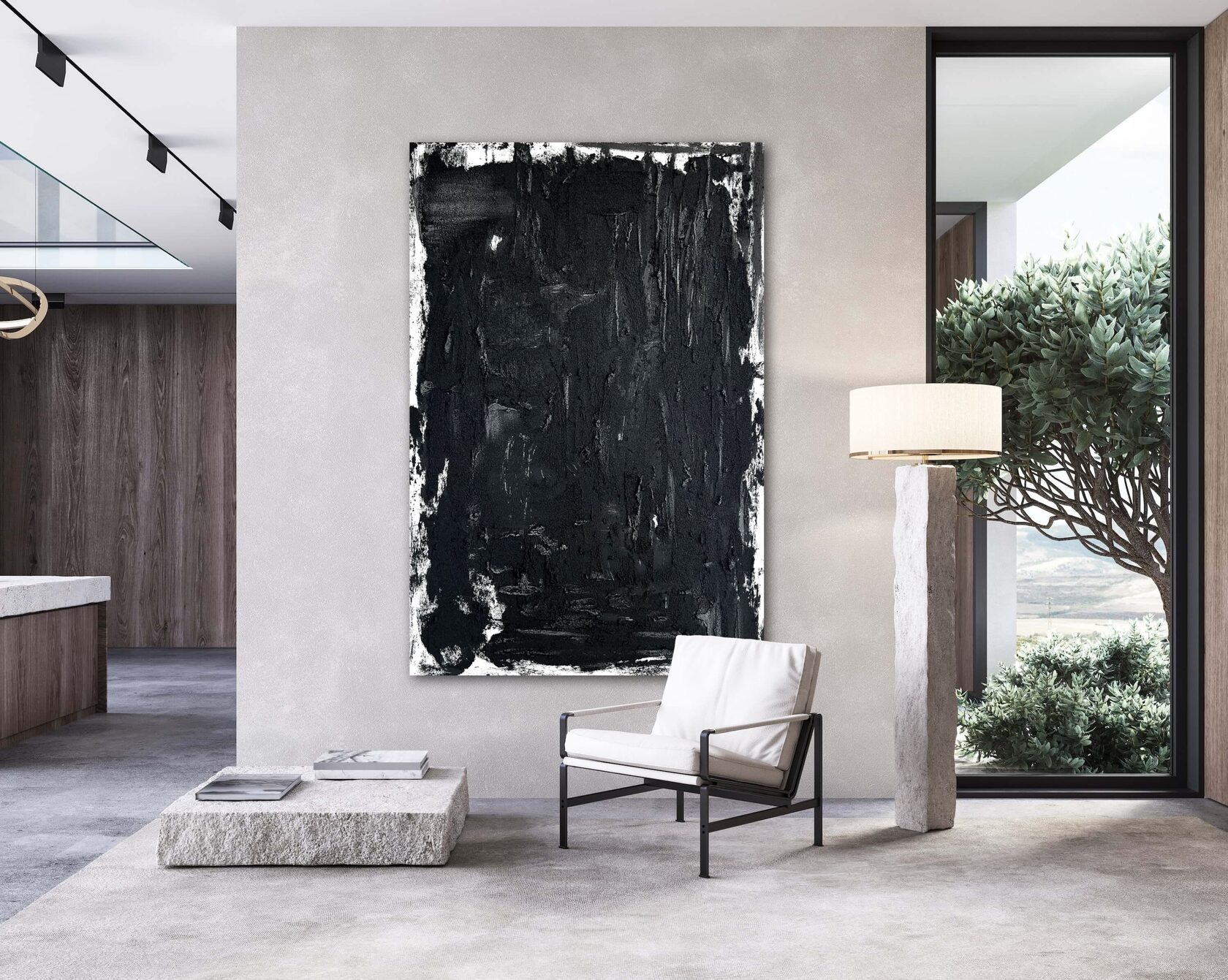 Большая картина с фактурой для дома