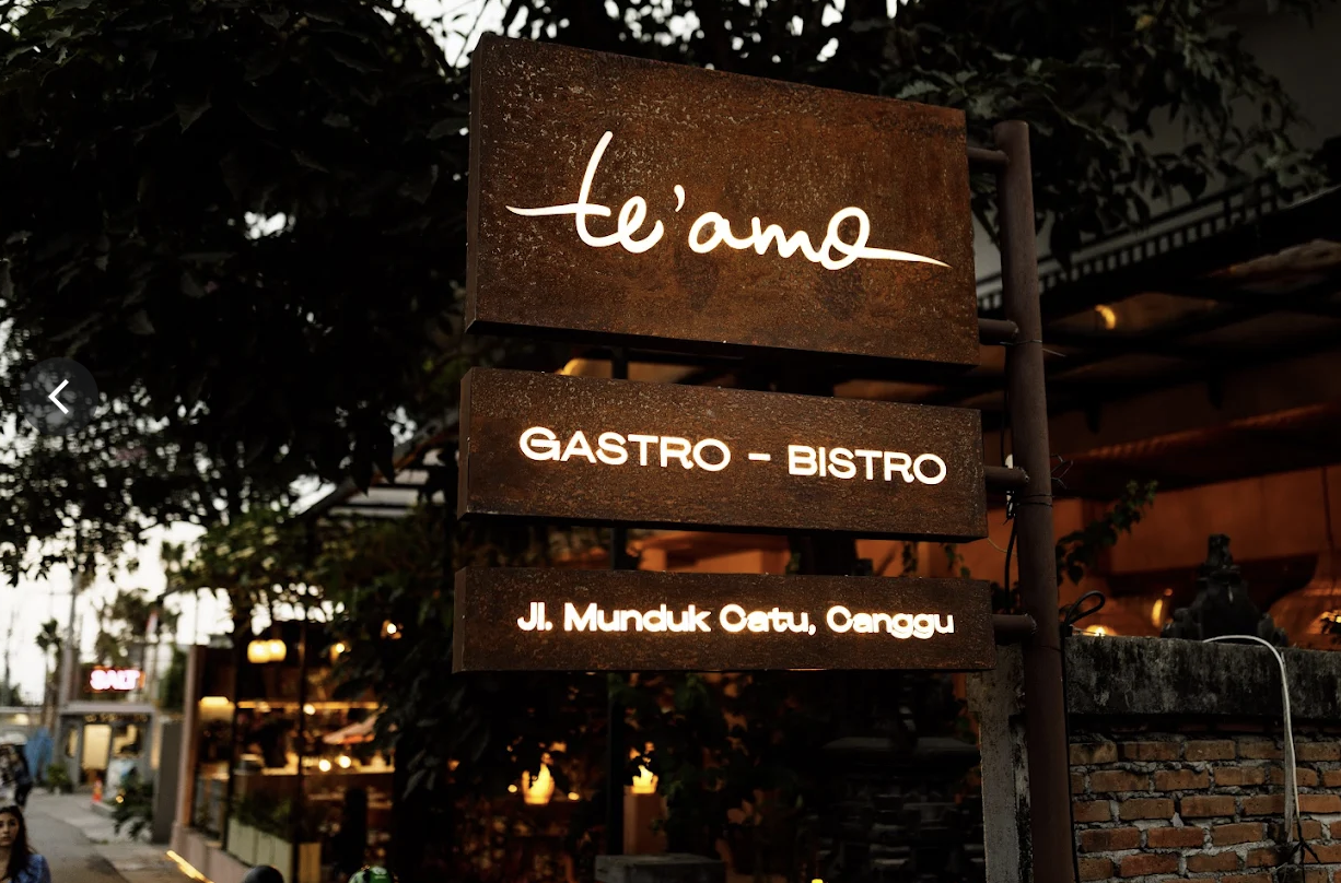 Te'AMO Restaurant Canggu
