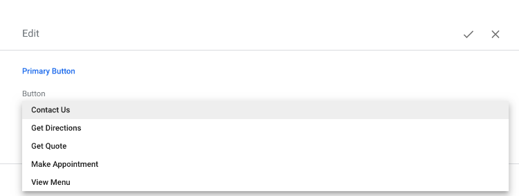 choose a primary button