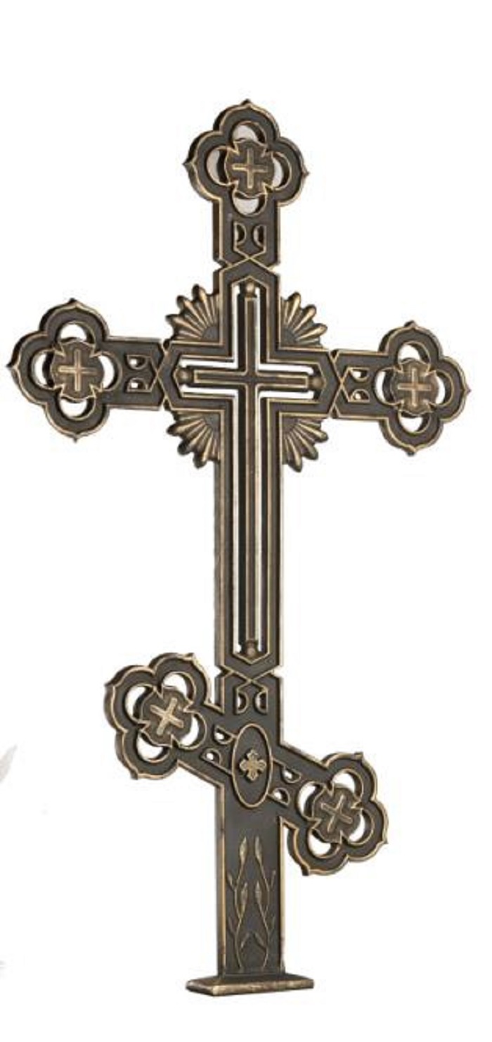 Крест на могилу, Крест надгробный, Крест чугунный на могилу, Крест ...