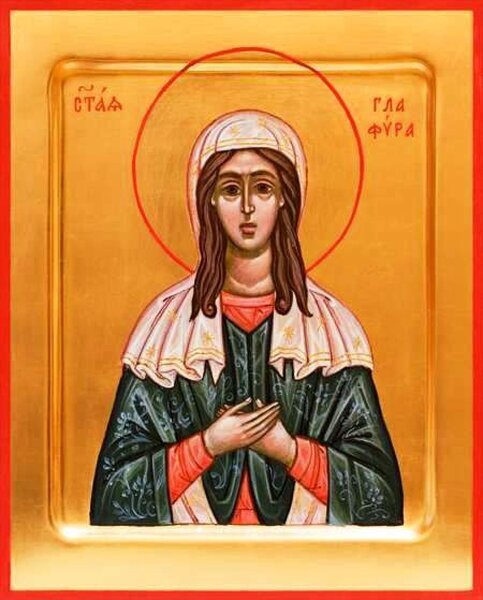 Икона Праведной Глафиры Девы