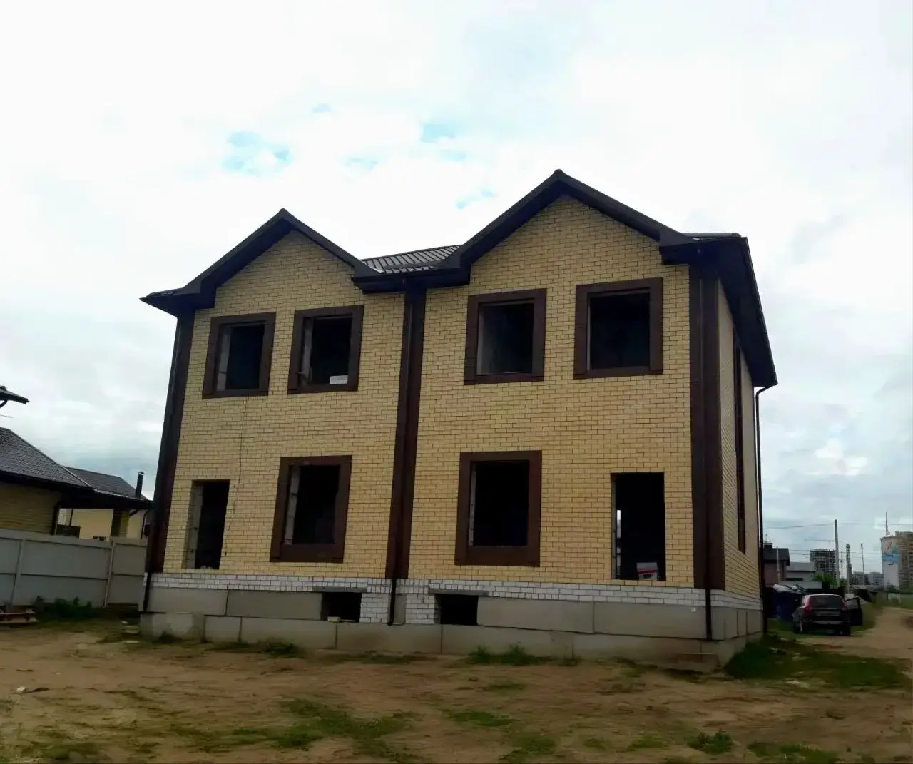 Возведение коробки дома в Воронеже: фото объекта 3