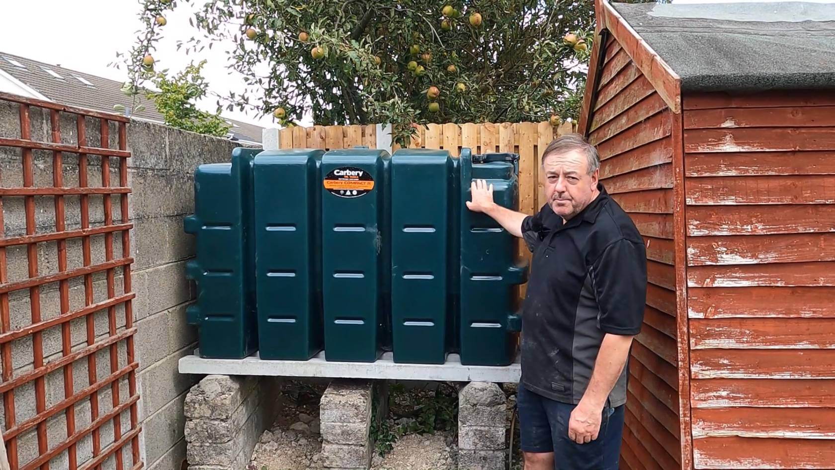 New oil tank installed