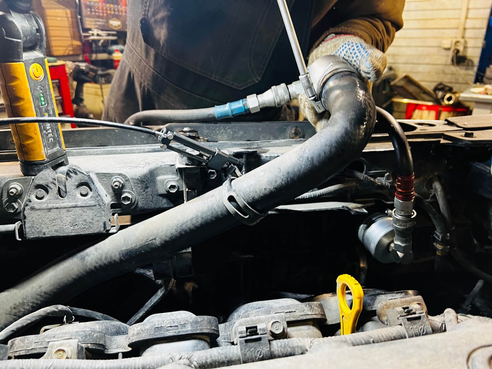 Аппаратная замена антифриза Kia