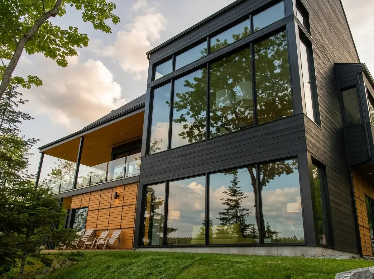 Алюминиевое остекление коттеджей