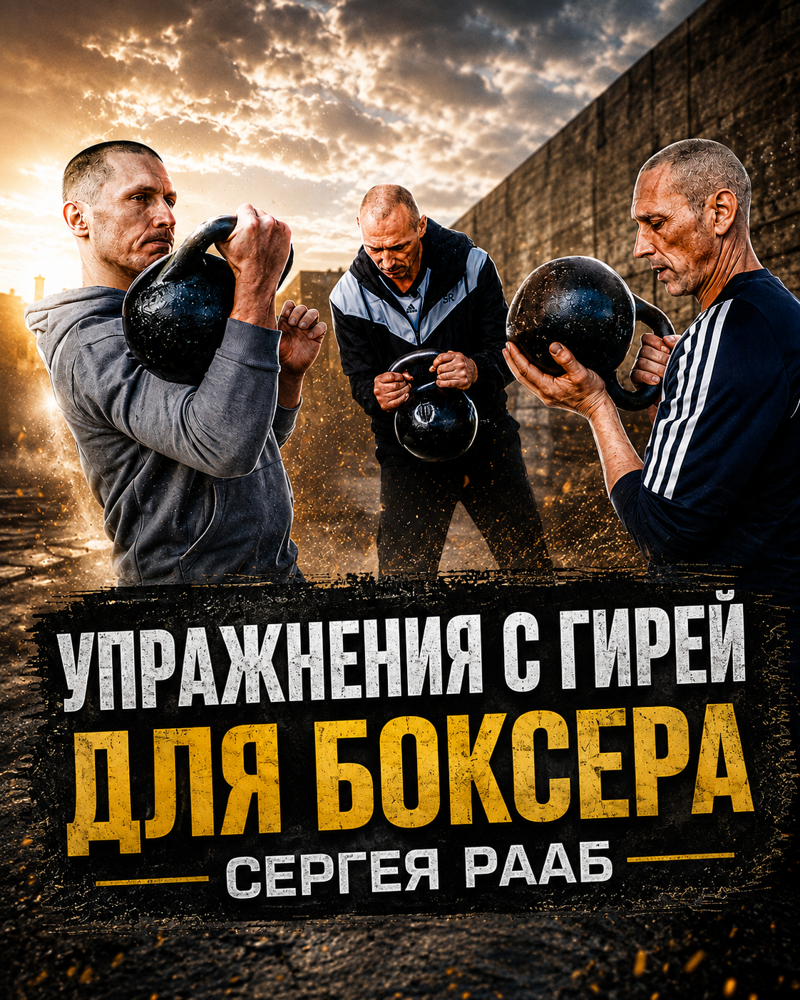 Упражнения с гирей для боксёра
