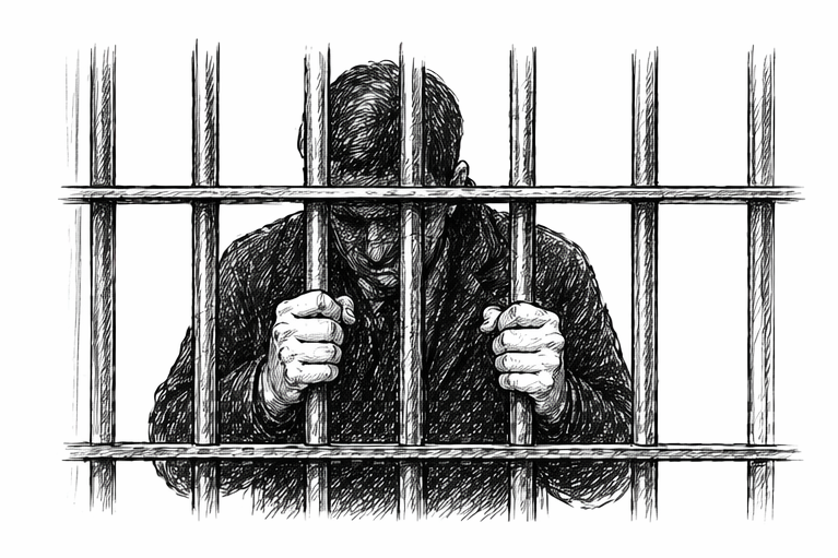 человек за решеткой риск лишения свободы