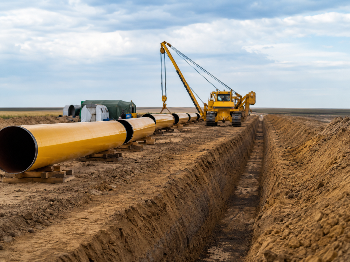 Проект организации строительства газопровода