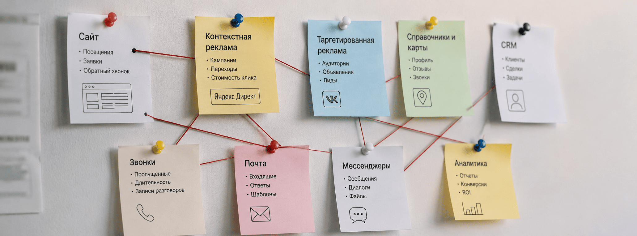 Создание сайта, настройка рекламы и аналитики