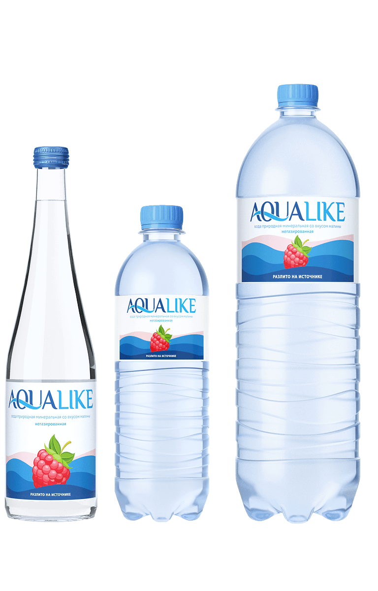 Минеральная вода Aqualike со вкусом малины