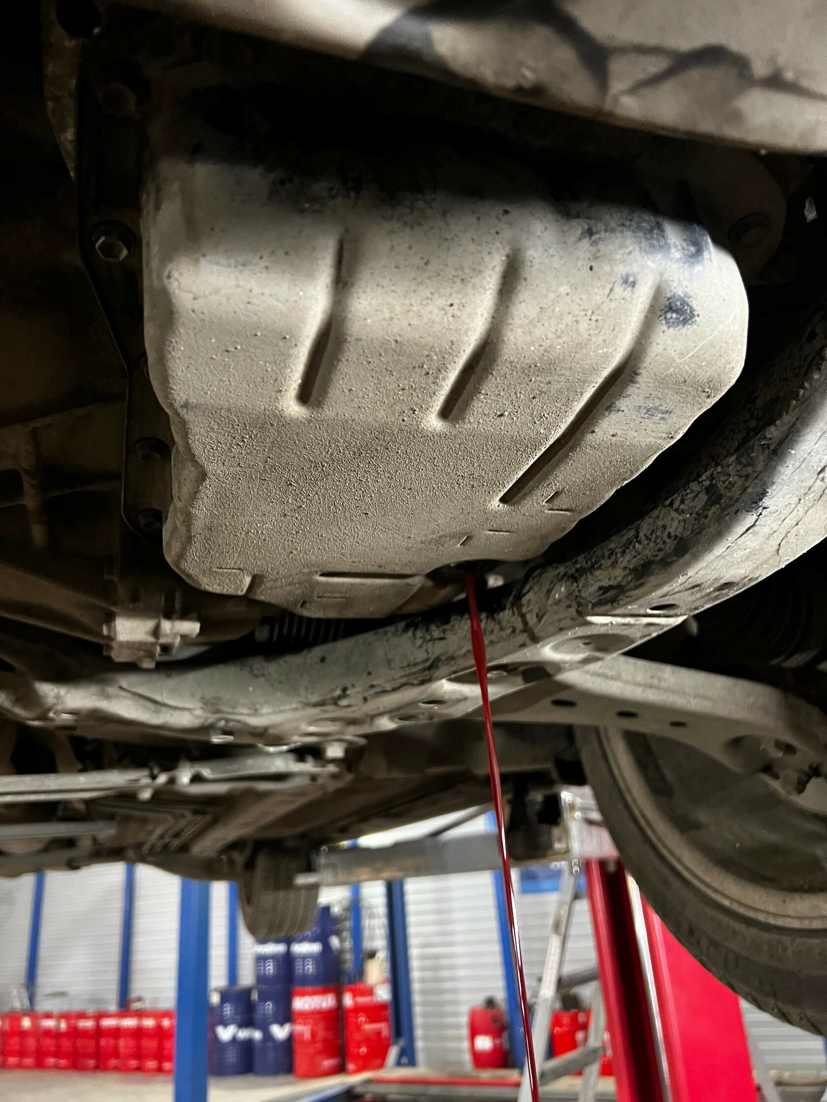 Выставление уровня масла при 35-45 градусах