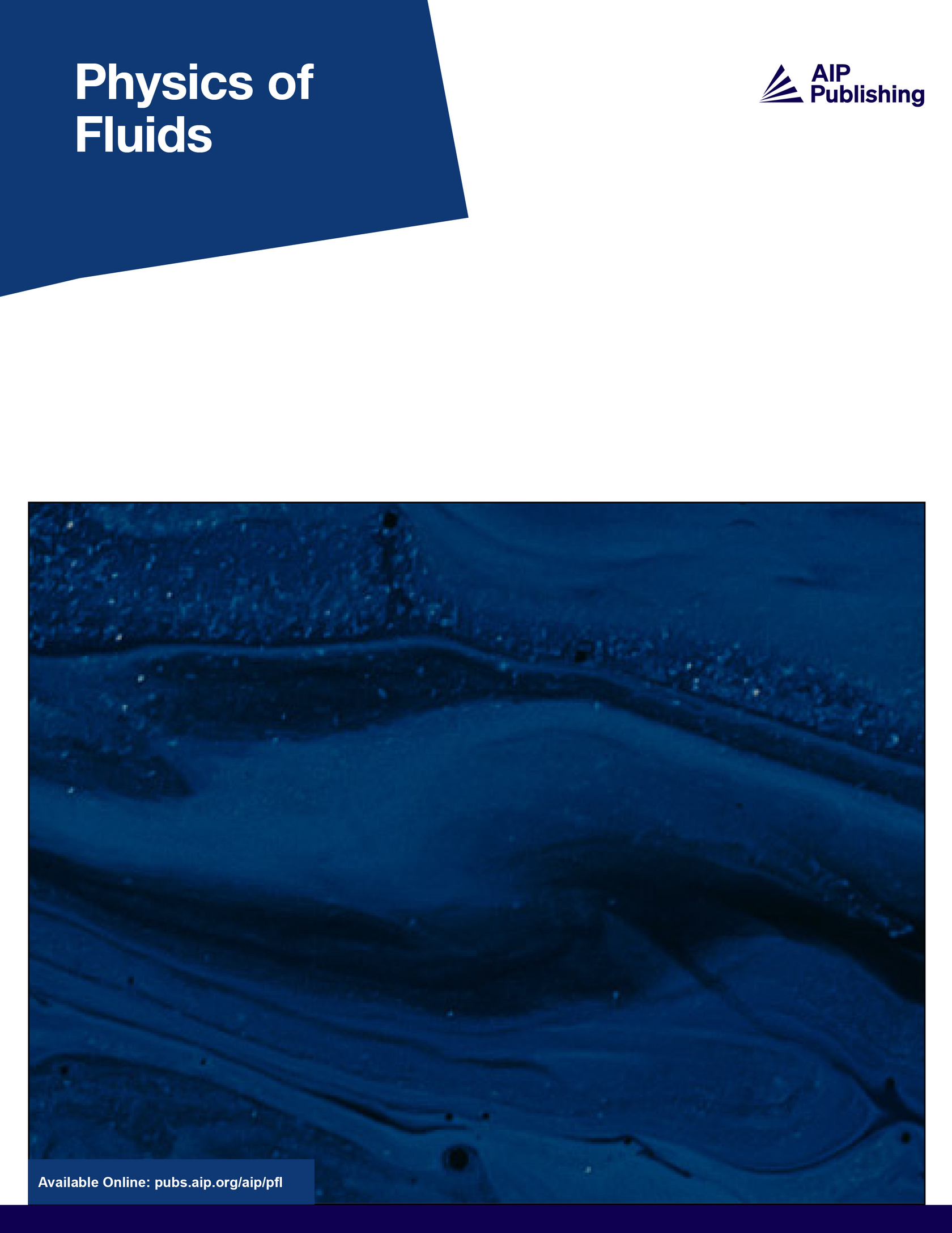 Обложка журнала «Physics of Fluids»