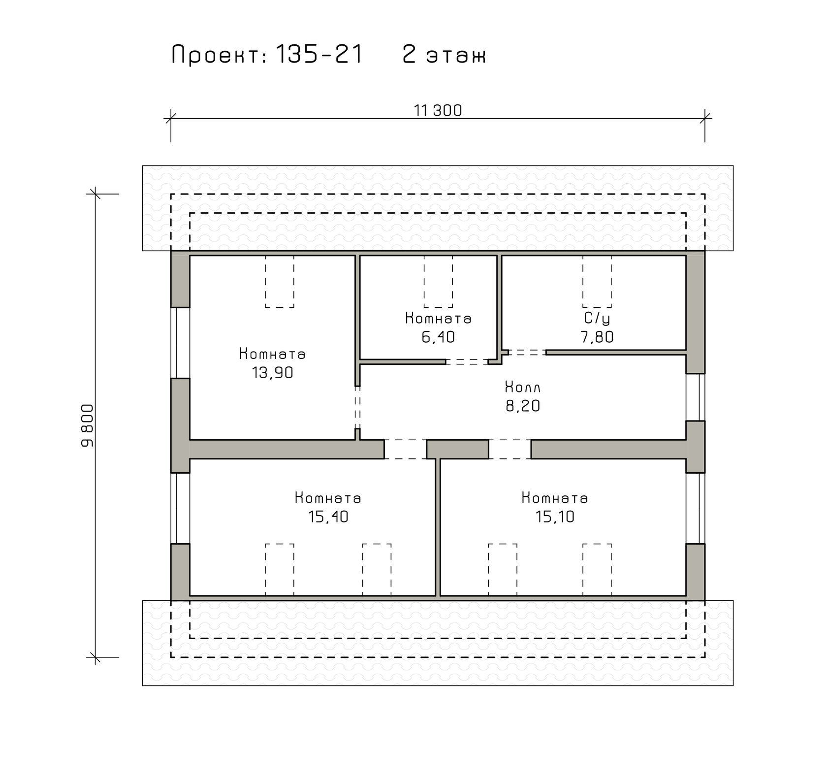 Дом проект 135