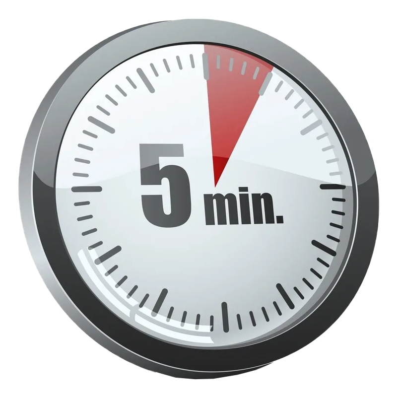 5 минут