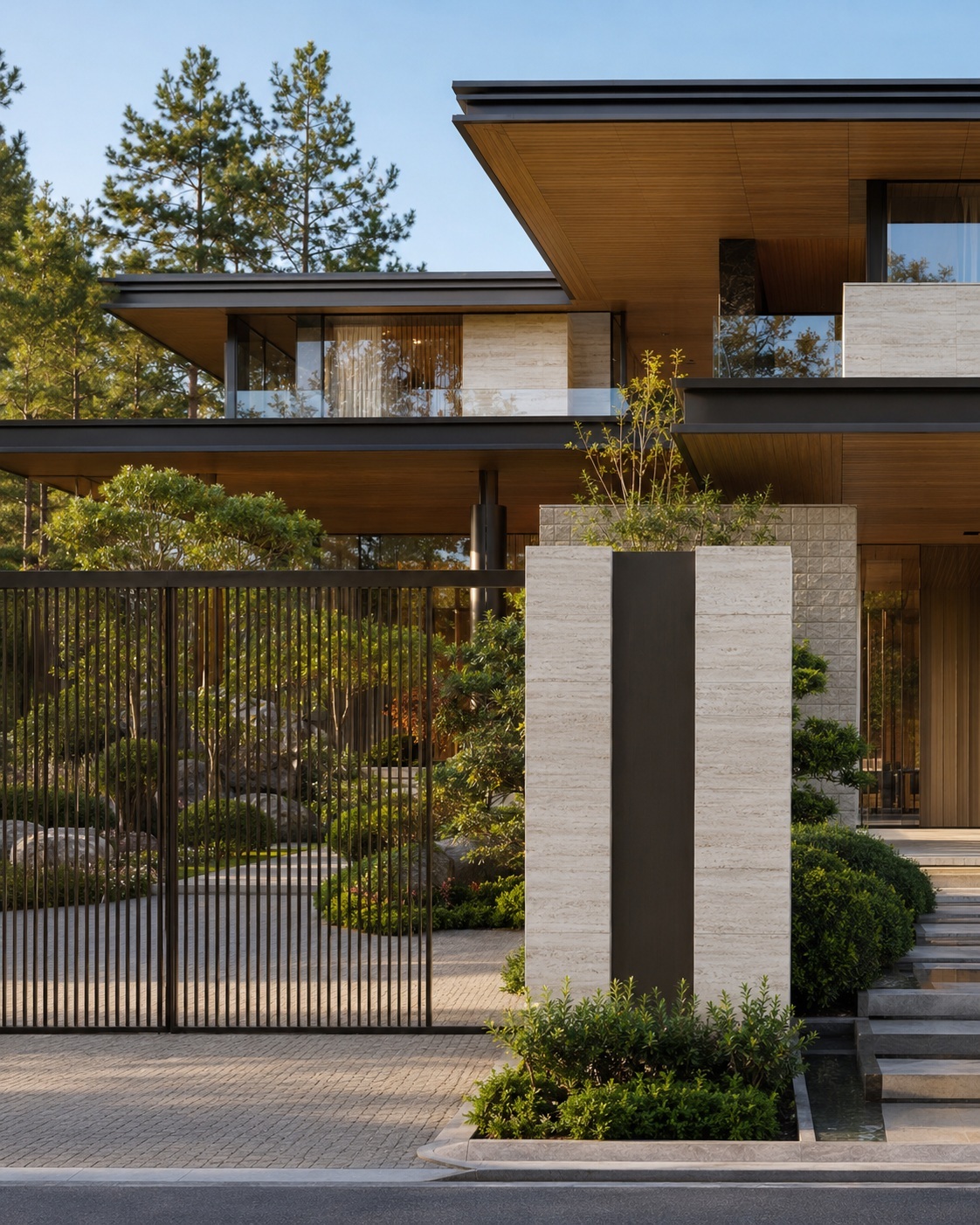 VILLA D’OLIVA — Главный фасад и входная группа