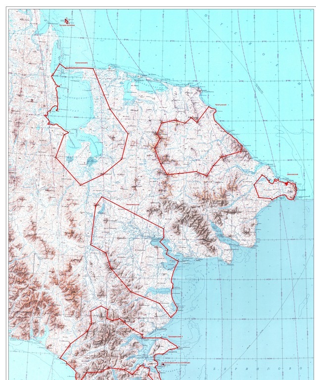 Карта дикой территории