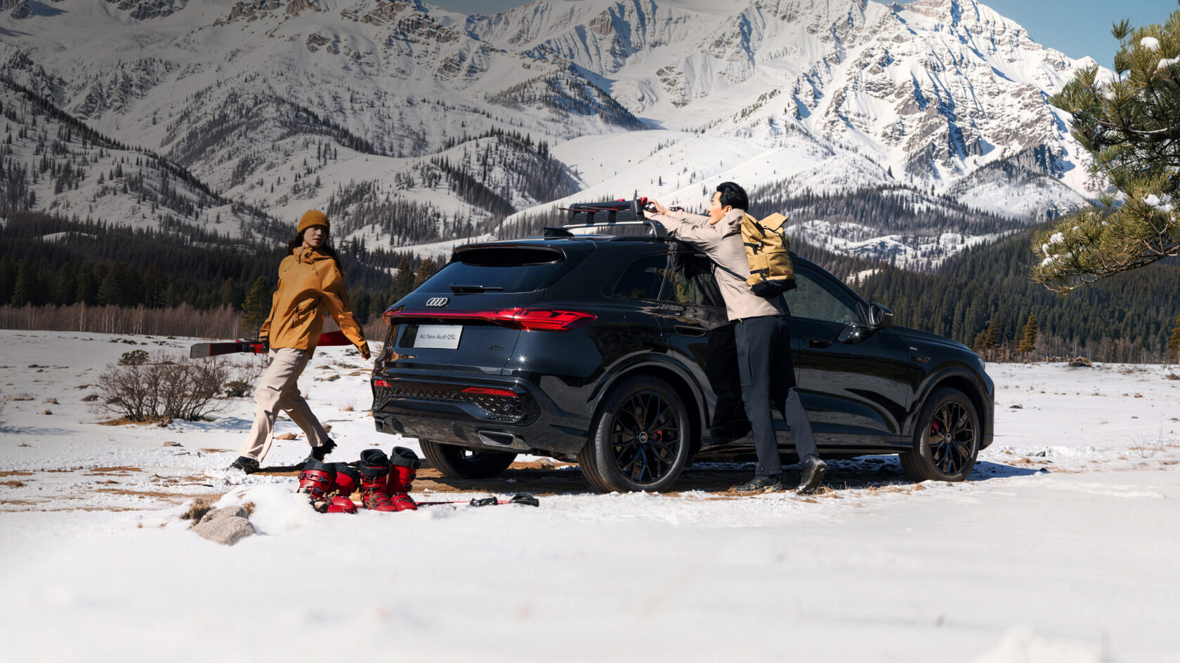 Audi Q5L с системой помощи водителю
