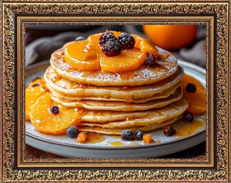 апельсиновые оладьи