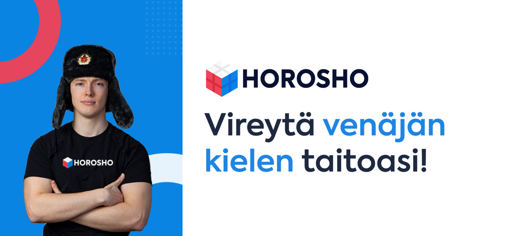 Venäjän kielen kurssi netissä - Horosho