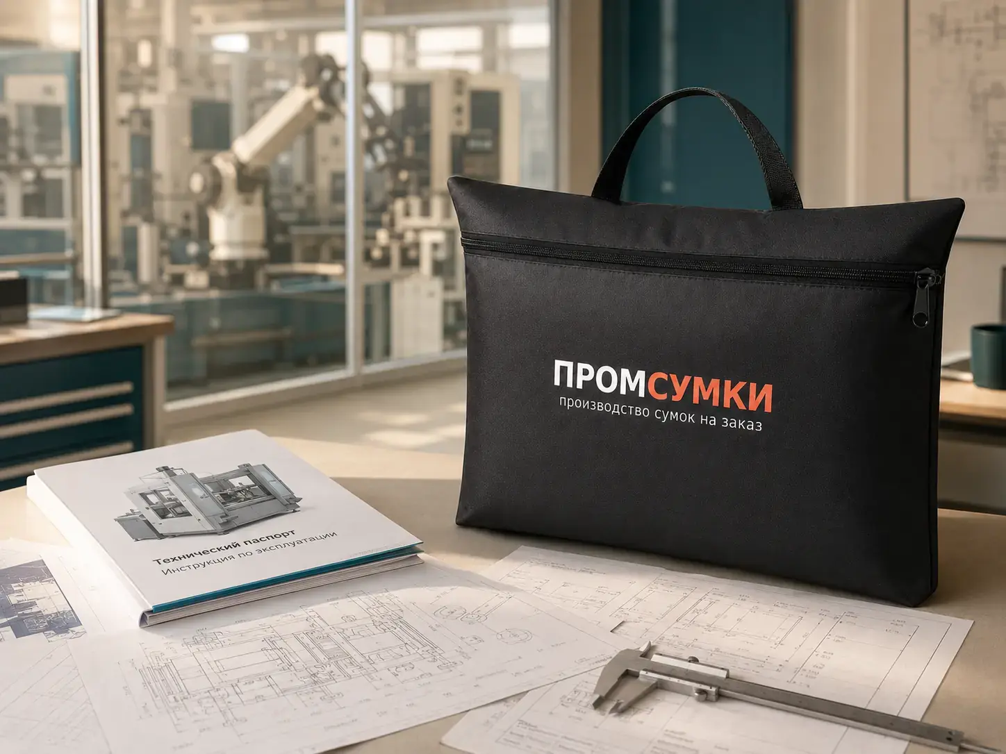Сумка-папка для технической и эксплуатационной документации