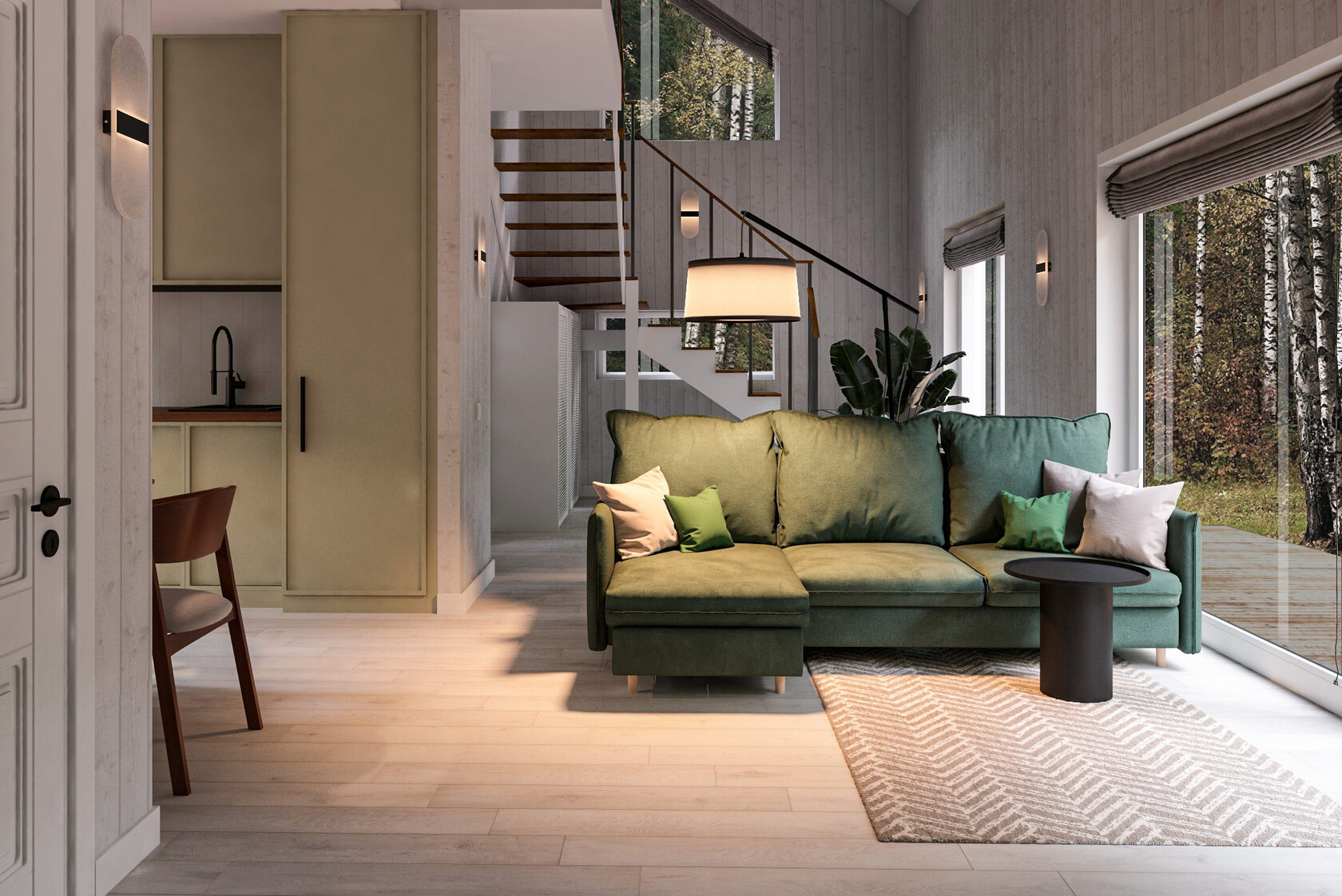 Жилой модуль в Северская дизайн