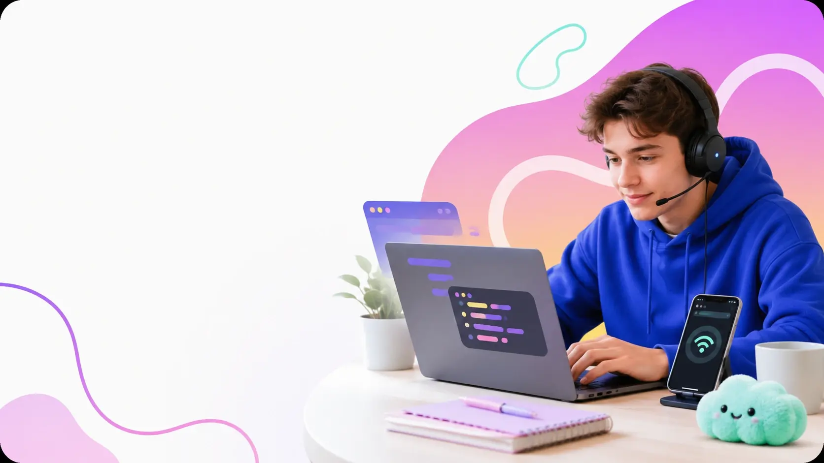 Учёба в IT-колледже онлайн: ноутбук, интернет и программы