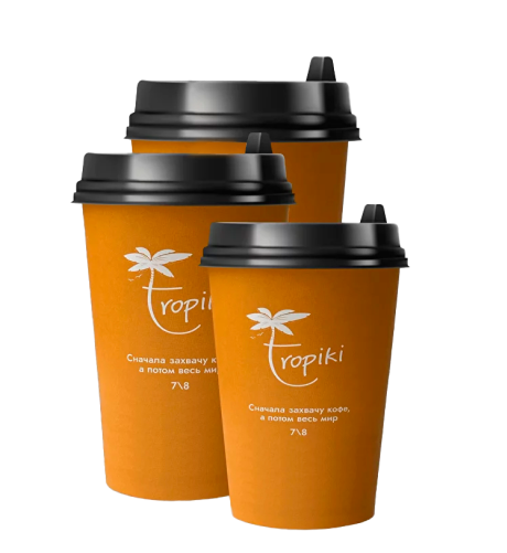 Бумажные стаканы CUP-TRADE с логотипом