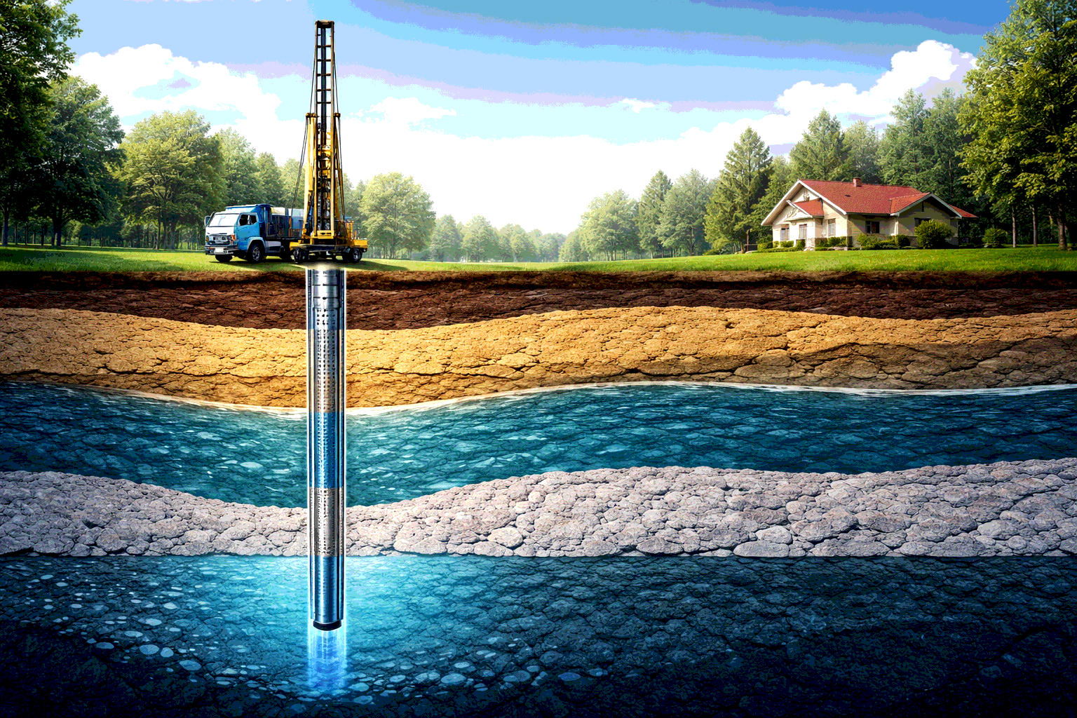 Колодец во дворе