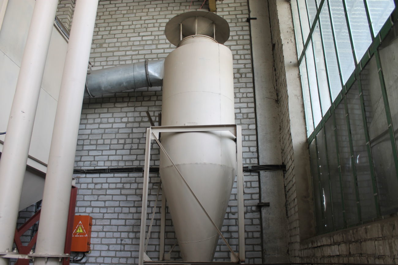 Система сухих циклонов для производственных объектов