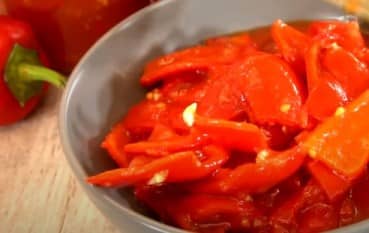 Приготовление лечо из болгарского перца с помидорами на зиму: шаг 10
