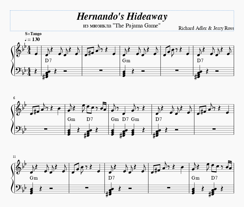 Hernando's Hideaway