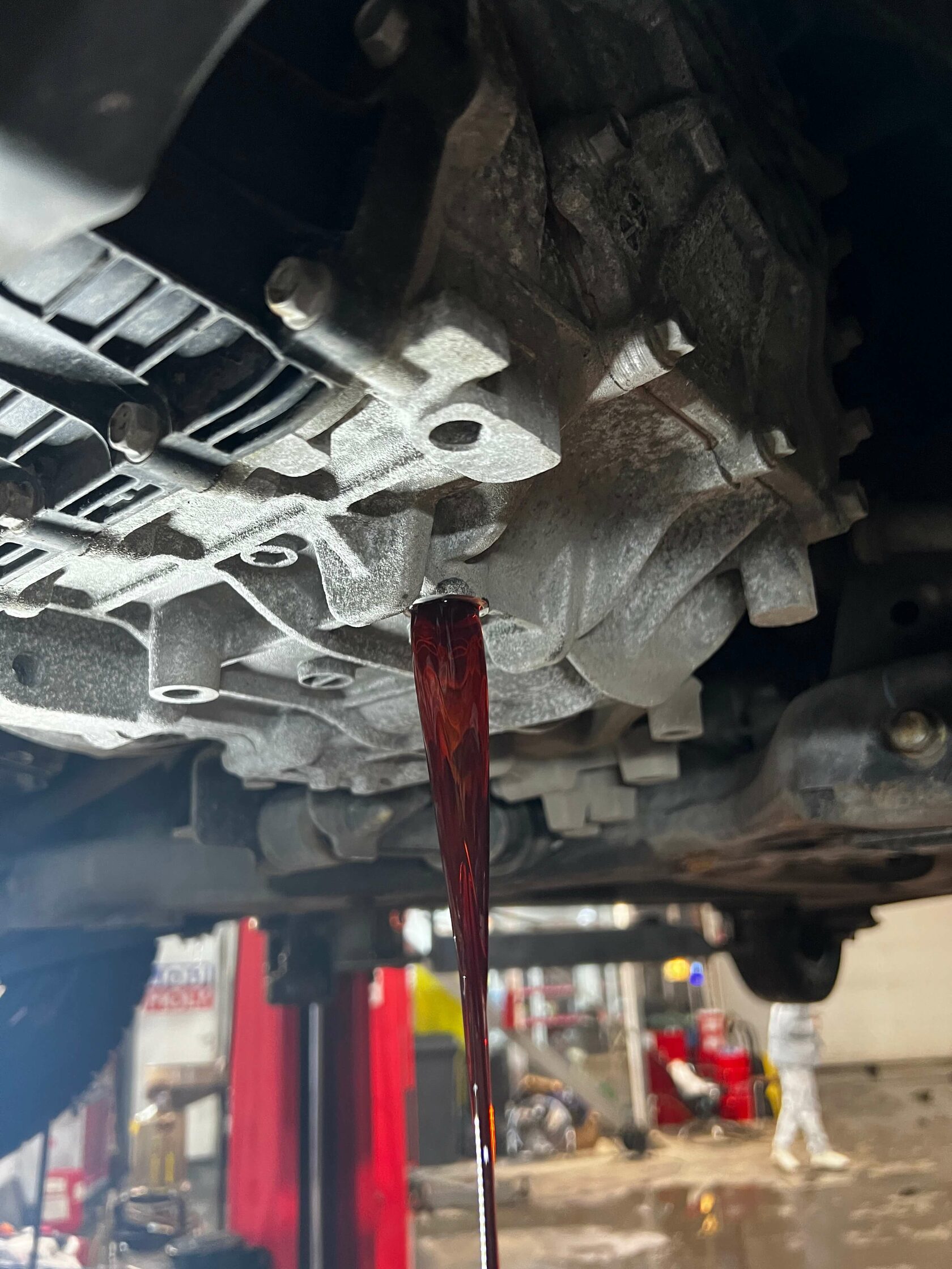 Слив масла с АКПП A6GF1