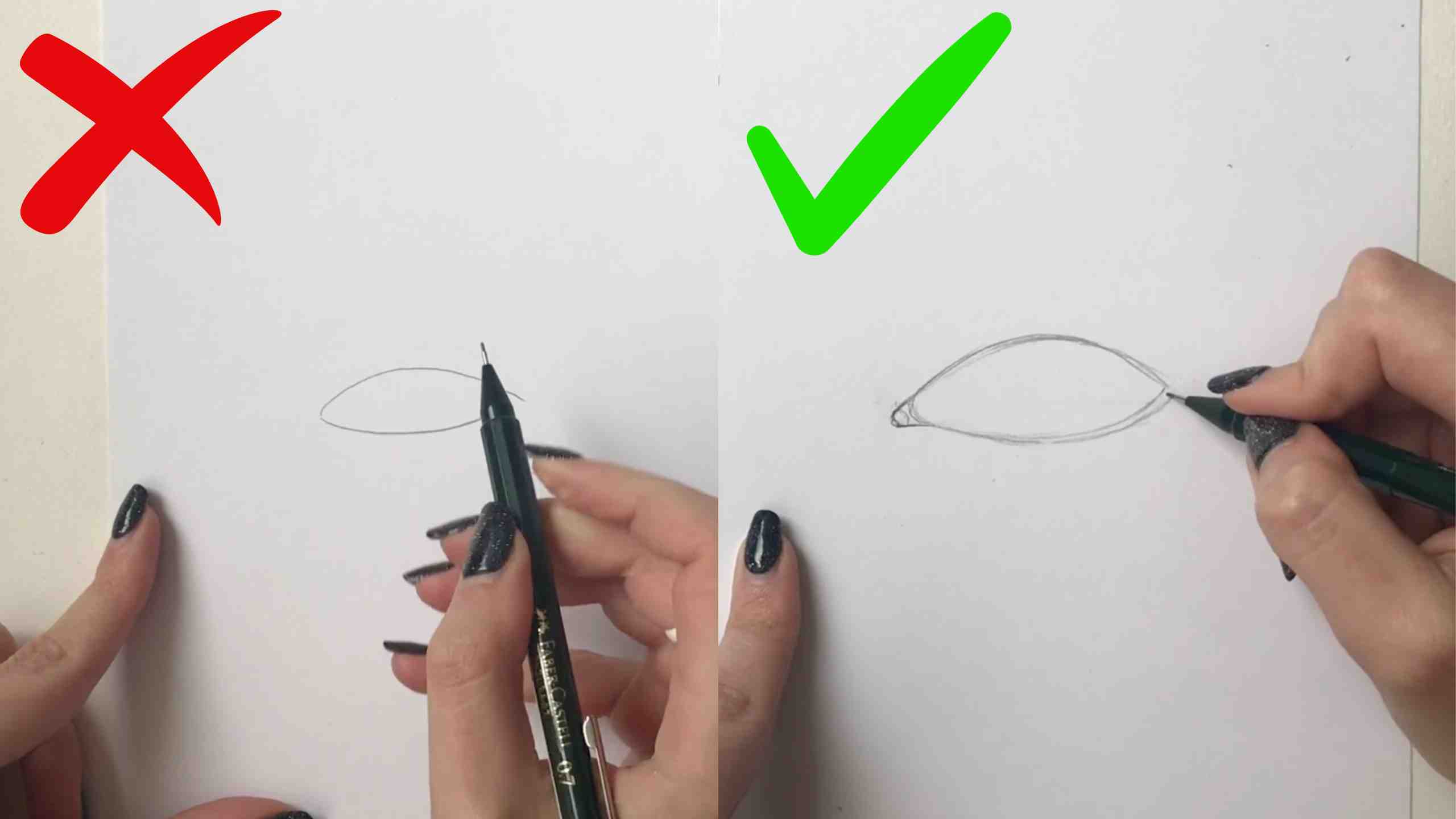 How to draw realistic eyes