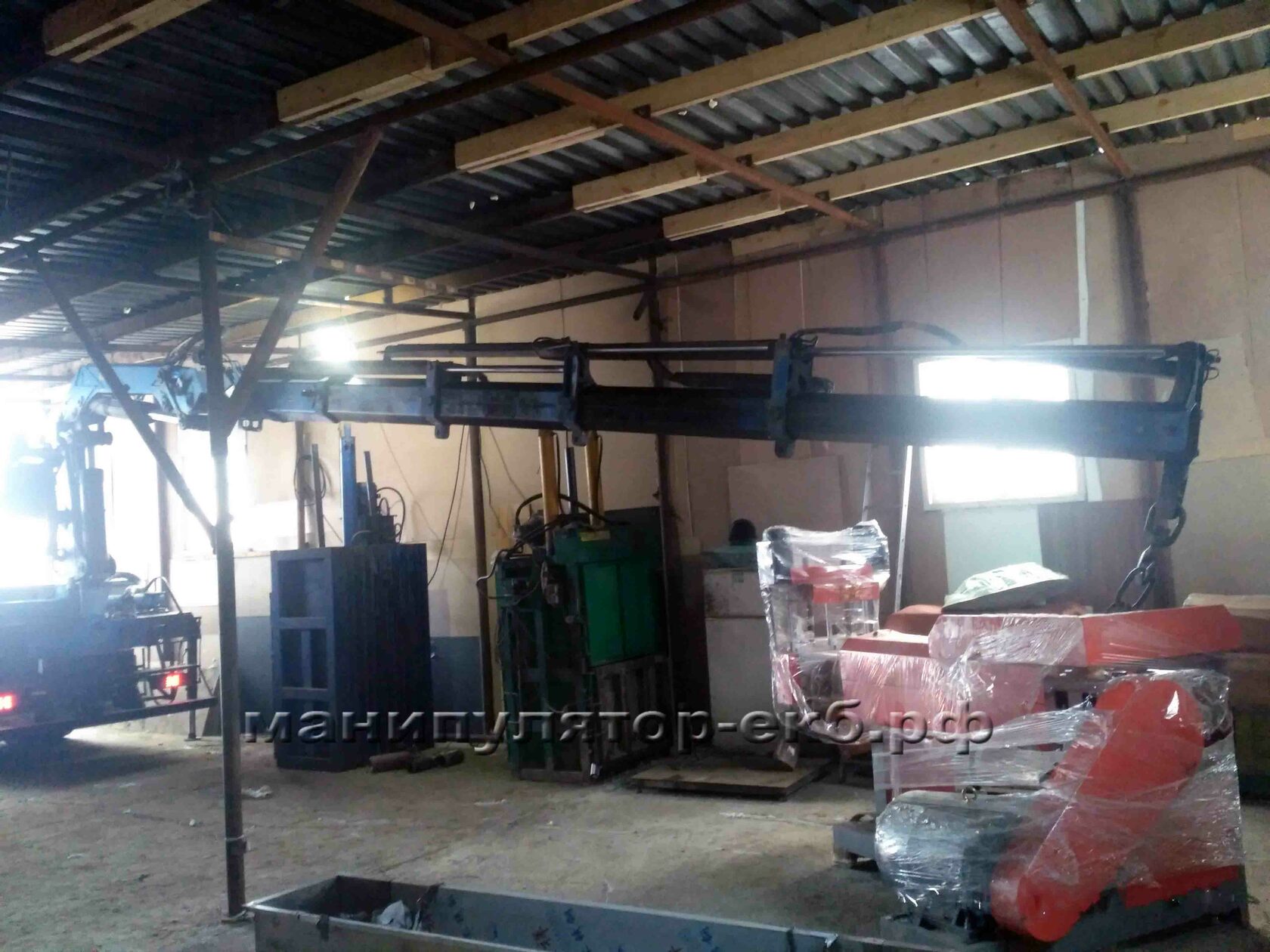 Манипулятор минусовый на заднем свес