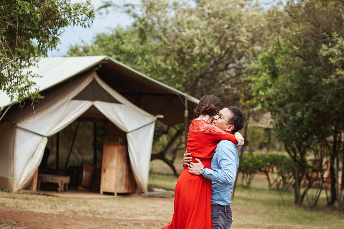 Love Story Photo Session In Masai Mara