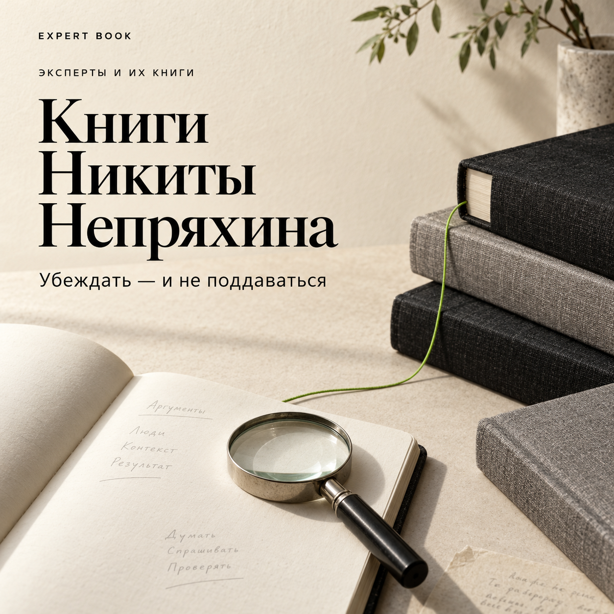 Книги Никиты Непряхина: убеждать и не поддаваться