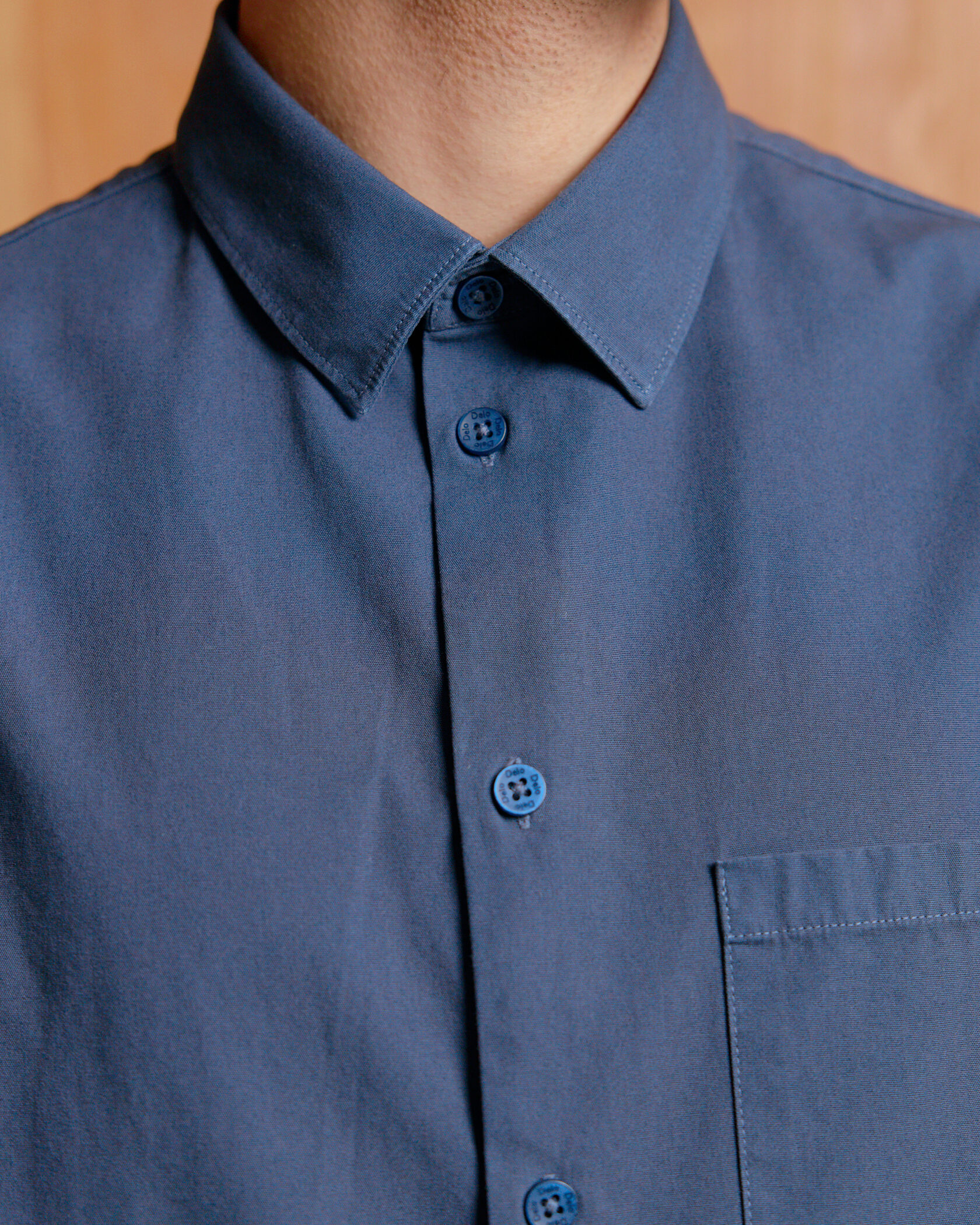 Рубашка с классическим воротником