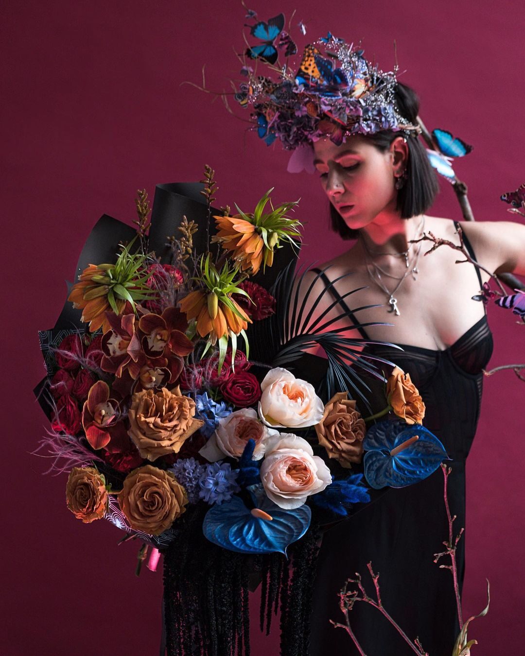Lacy Bird – international fashion floristry project