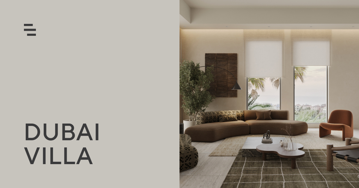 Декорирование виллы 300 м2 в Дубай от студии Sulina Design