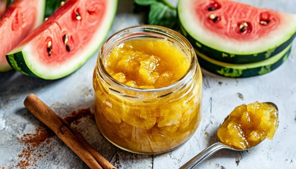 Варенье из арбузных корок с корицей