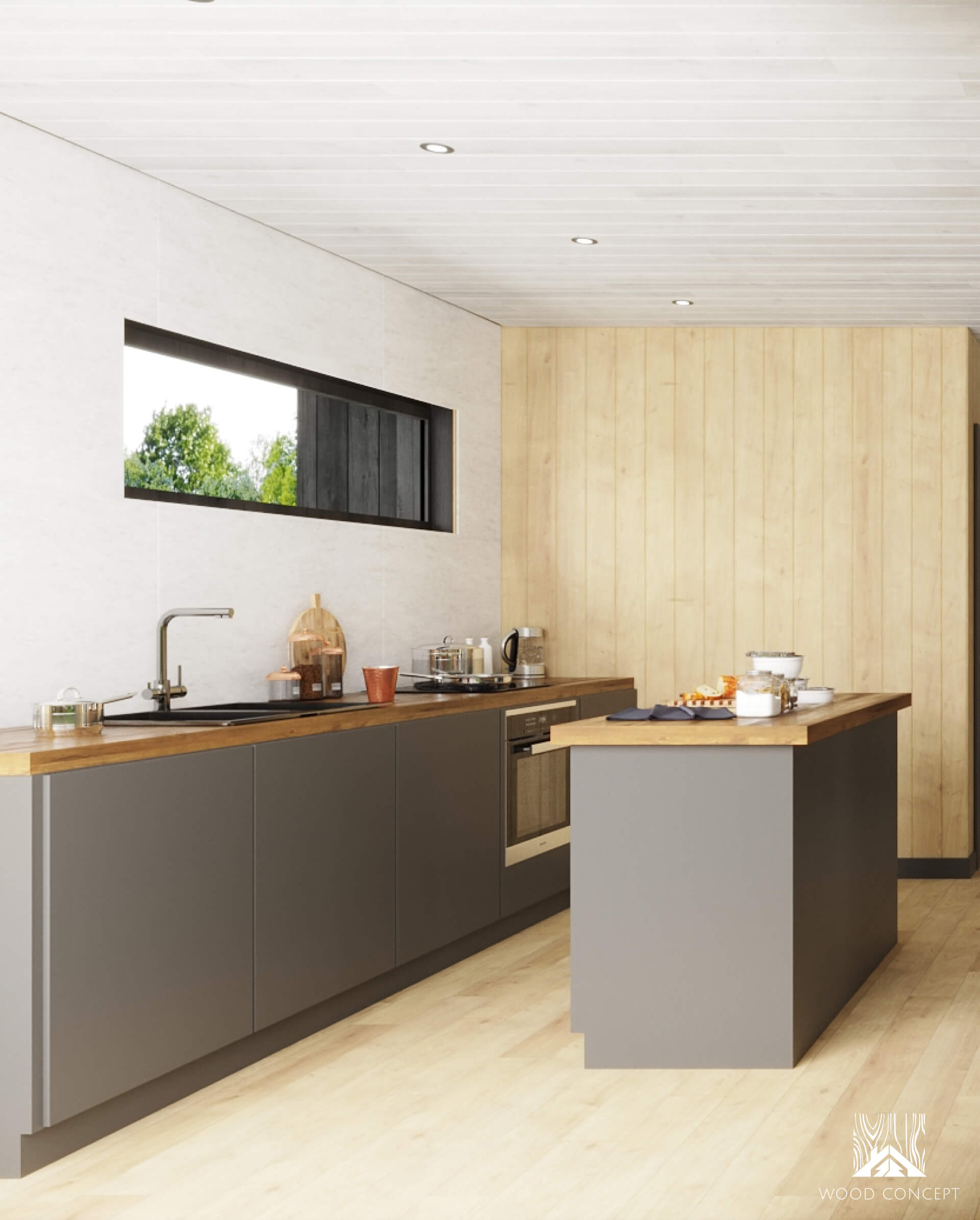 Модульный каркасный дом в Москве