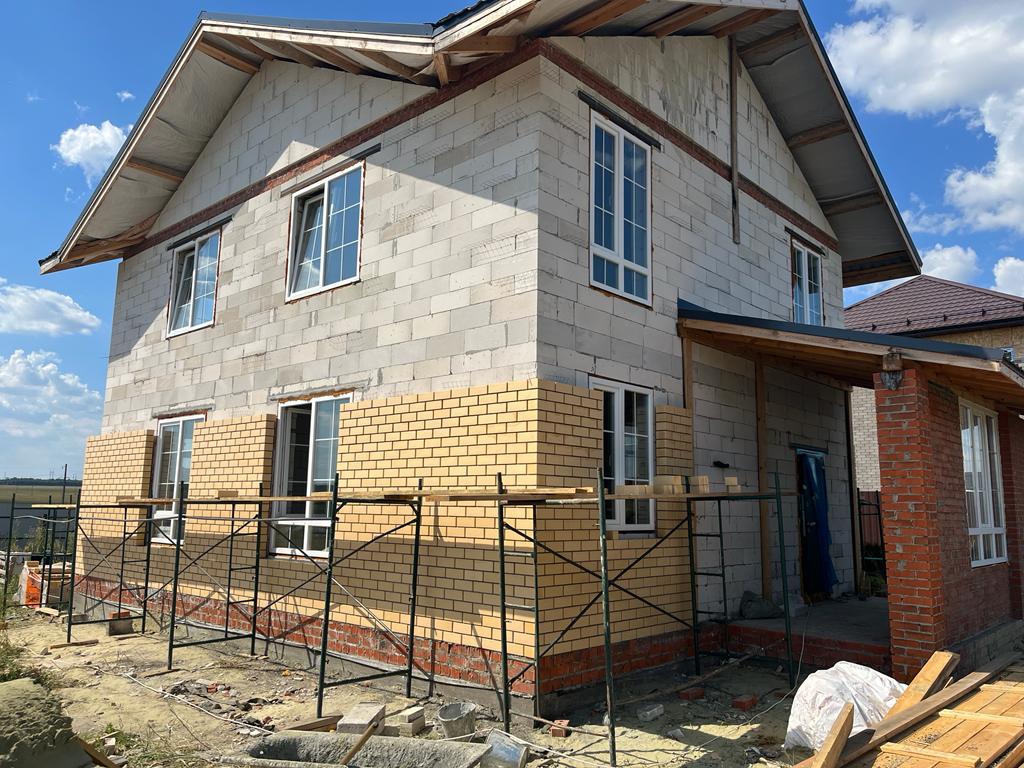 Строительство одноэтажного каменного дома "под ключ" в Пензенской области по индивидуальному проекту